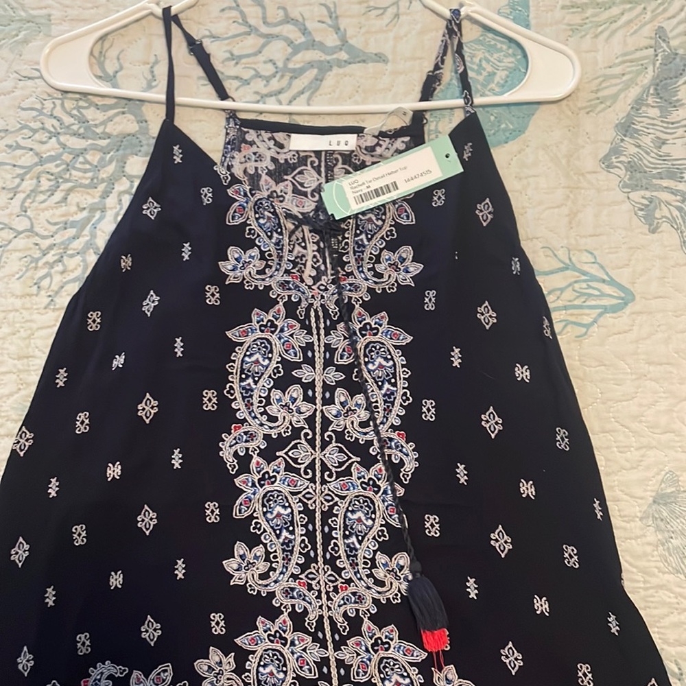 New with tags LUQ medium sized halter top